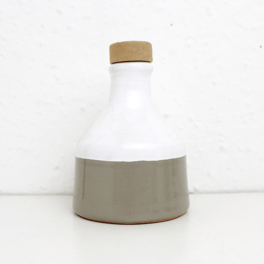 handmade ceramic bottle from puglia 