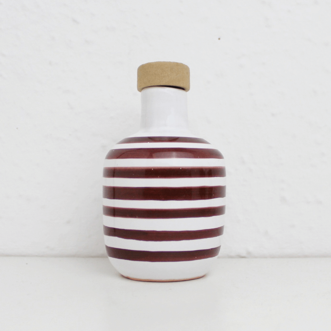 handmade ceramic bottle from puglia 