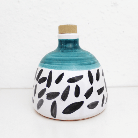 handmade ceramic bottle from puglia 